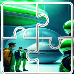 Aliens Photo Tile Quest gameplay preview