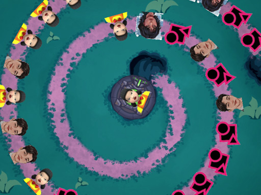 Squid Game Bubble Shooter gameplay preview